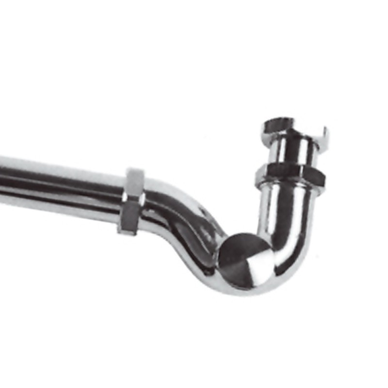 Sifone a s in ottone cromato 1"1/4 RR 971114