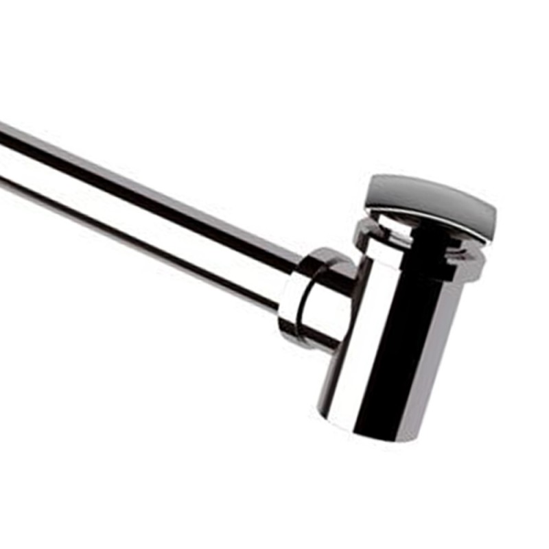 Sifone salvaspazio con piletta click-clack a s cromo RR 984S