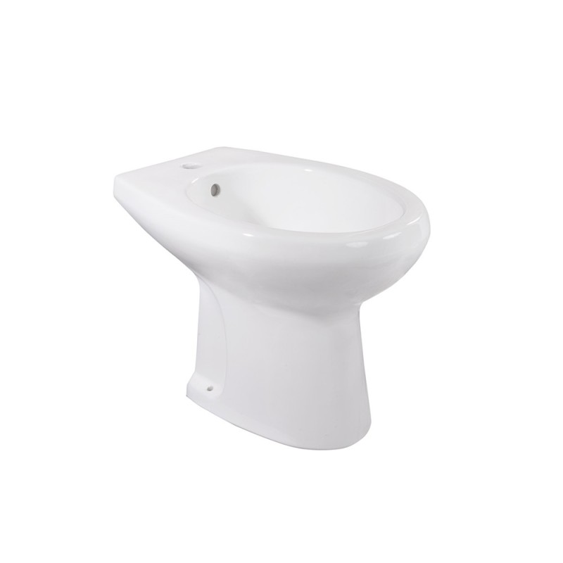 Bidet a terra con troppopieno in ceramica - Serie Lake Idrobric SFUCER0614BI