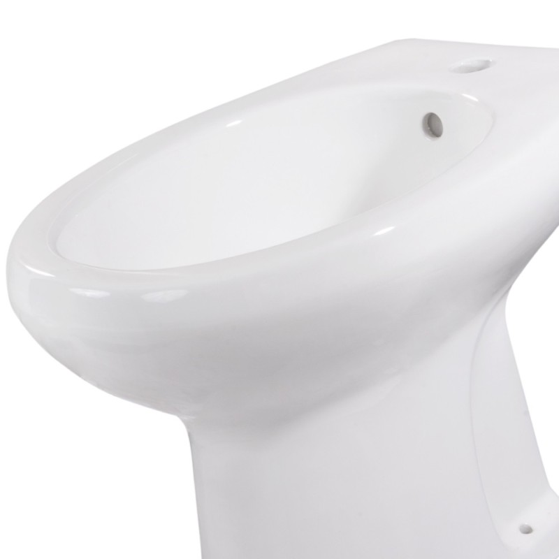 Bidet a terra con troppopieno in ceramica - Serie Lake Idrobric SFUCER0614BI