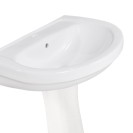 Lavabo da 60 cm con colonna in ceramica - Serie Lake Idrobric SFUCER0610LA-SFUCER0612CL