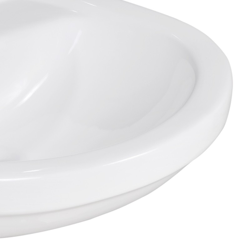 Lavabo da 60 cm in ceramica - Serie Lake Idrobric SFUCER0610LA