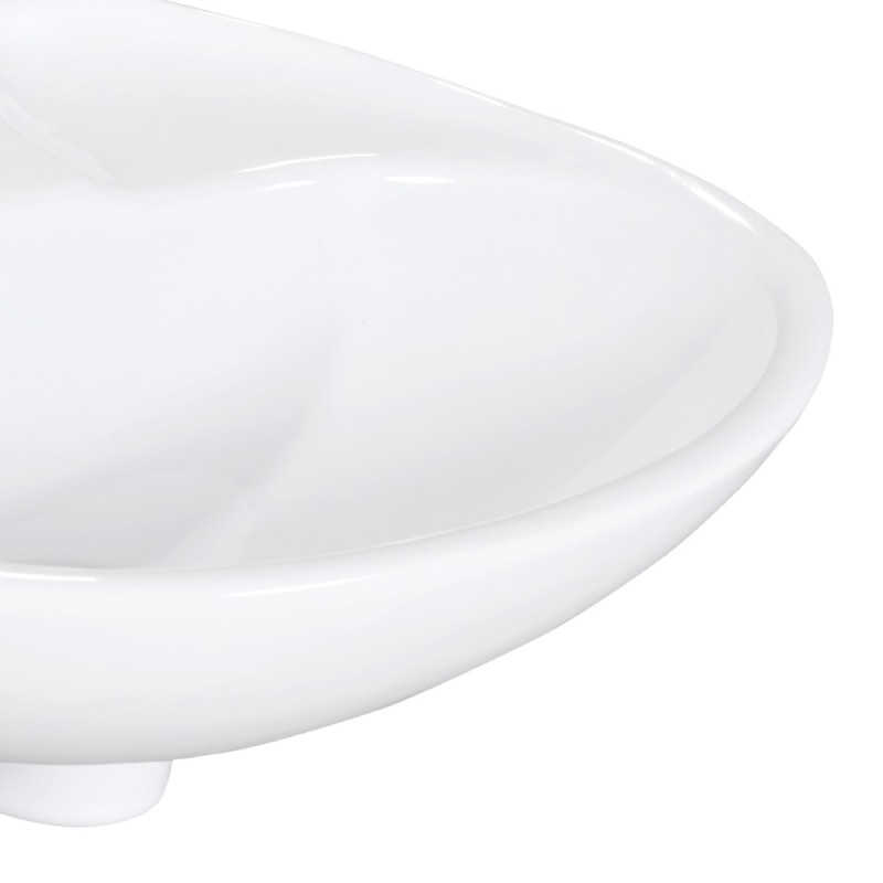 Lavabo da 45 cm in ceramica - Serie Lake Idrobric SFUCER0611LA