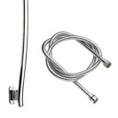 Saliscendi cromato con asta orientabile Remer 313G333