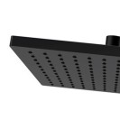 Soffione doccia quadrato 144 getti nero opaco in ottone Remer 359SSXNO