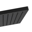 Soffione doccia quadrato 144 getti nero opaco in ottone Remer 359SSXNO