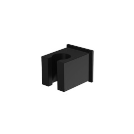 Supporto doccia quadrato nero opaco in ottone Remer 339SOSNO
