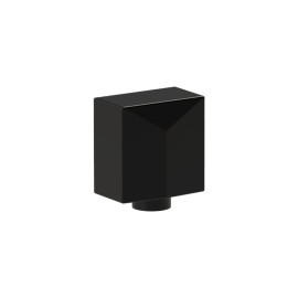 Presa acqua squadrata in ottone nero opaco Remer 309SNO