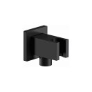 Presa acqua e supporto quadrato in ottone nero opaco Remer 337QNO Presa acqua e supporto quadrato in ottone nero opaco Remer 337QNO