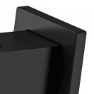 Presa acqua e supporto quadrato in ottone nero opaco Remer 337QNO Presa acqua e supporto quadrato in ottone nero opaco Remer 337QNO