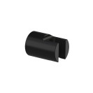 Supporto doccia tondo in ottone nero opaco con attacco conico per flessibile Remer 339SOMNO Supporto doccia tondo in ottone nero opaco con attacco conico per flessibile Remer 339SOMNO