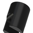 Supporto doccia tondo in ottone nero opaco con attacco conico per flessibile Remer 339SOMNO Supporto doccia tondo in ottone nero opaco con attacco conico per flessibile Remer 339SOMNO
