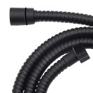 Flessibile doccia 120 cm in ottone nero opaco Remer 333CN120NO