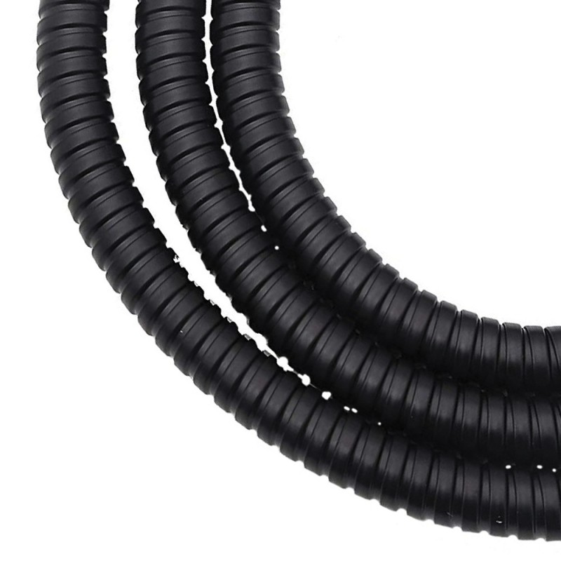 Flessibile doccia 120 cm in ottone nero opaco Remer 333CN120NO