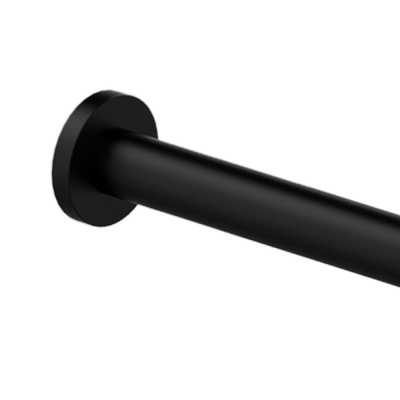 Sifone minimal per lavabo in ottone nero opaco Remer 958LNO