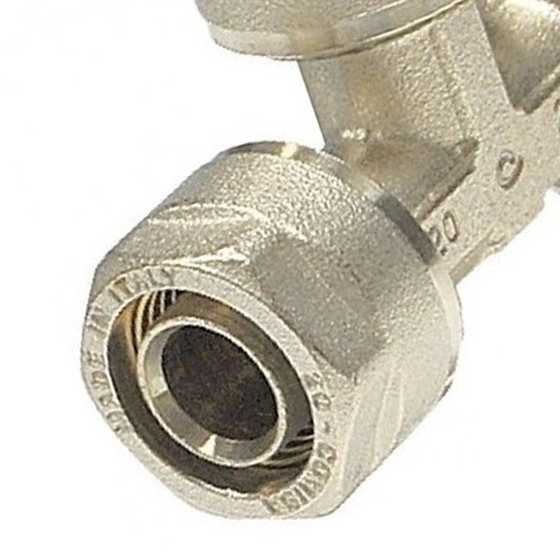 Raccordo a tee diam.20x20x20 per multistrato Idrobric N1706 22