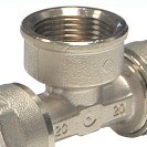 Raccordo a tee femmina diam.1/2x20 per multistrato Idrobric N1707 B25