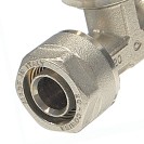 Raccordo a tee ridotto diam.20x20x16 per multistrato Idrobric N1707 A16