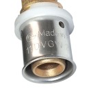 Gomito maschio diam.3/4x26 a pressare per multistrato Comisa SACRMT0059GP