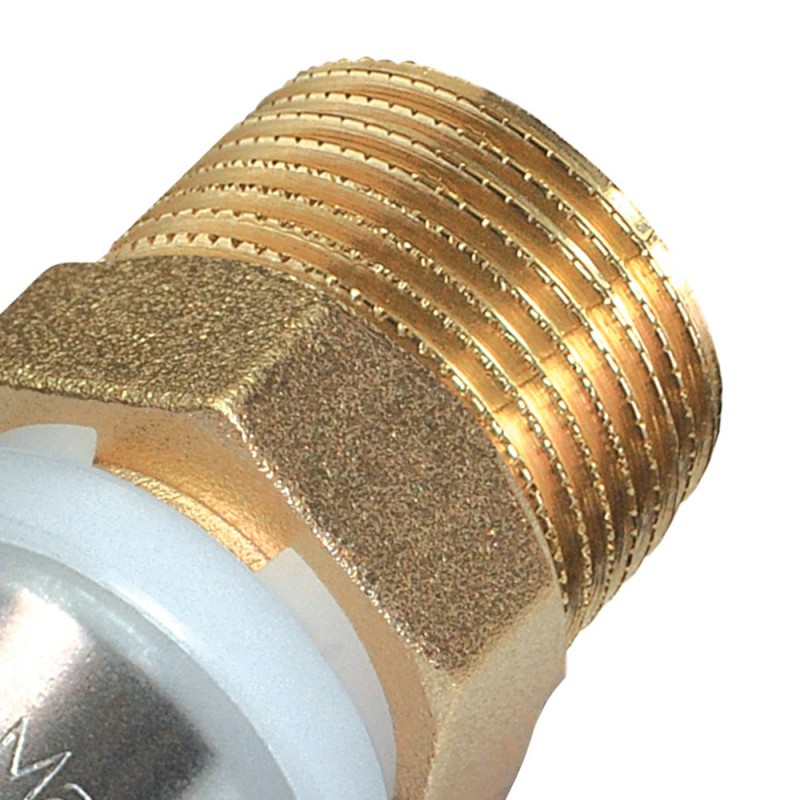 Raccordo diritto maschio diam.3/4x26 a pressare per multistrato Comisa SACRMT0062RP