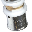 Manicotto intermedio diam.26x26 a pressare per multistrato Comisa SACRMT0063MP