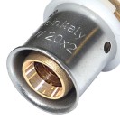 Manicotto intermedio diam.26x26 a pressare per multistrato Comisa SACRMT0063MP