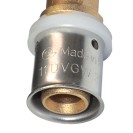 Raccordo tee femmina diam.3/4x26 a pressare per multistrato Comisa SACRMT0064RP