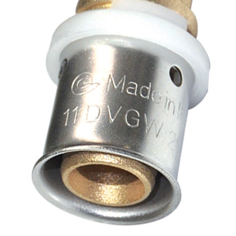 Raccordo tee maschio diam.3/4x26 a pressare per multistrato Comisa SACRMT0065RP