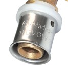 Gomito maschio diam.1/2x16 a pressare per multistrato Comisa N1713 A16