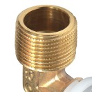 Gomito maschio diam.1/2x20 a pressare per multistrato Comisa N1713 A22