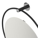 Specchio reclinabile serie giotto nero opaco senza luce Goman GIO-D0076/31