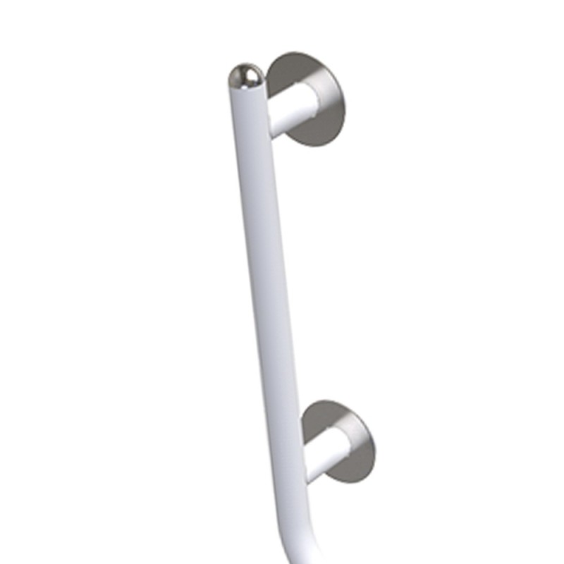 Maniglia di sicurezza disabili e terza eta 50x50 sinistra bianco opaco giotto Goman GIO-X5050S/30