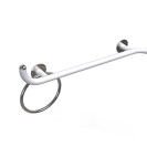 Maniglia di sicurezza angolare 70x70 sinistra giotto inox bianco opaco Goman GIO-XA01S/30