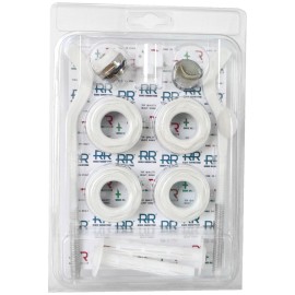 Kit per radiatori in alluminio white cromo RR 548