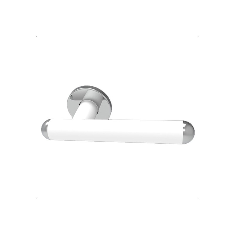 Porta rotolo serie giotto inox bianco opaco Goman GIO-XB113/30