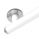 Porta rotolo serie giotto inox bianco opaco Goman GIO-XB113/30