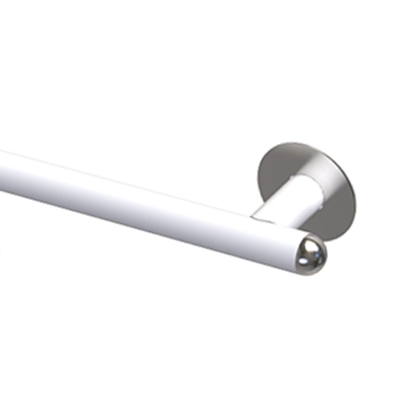 Maniglia di sicurezza disabili cm60 destra giotto inox bianco opaco Goman GIO-XM60D/30