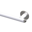 Maniglia bagni disabili e terza eta cm 80 destra giotto inox bianco opaco Goman GIO-XM80D/30