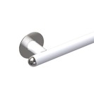 Maniglia bagni disabili e terza eta cm 80 sinistra giotto inox bianco opaco Goman GIO-XM80S/30