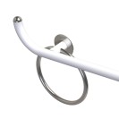Maniglia bagni disabili e terza eta cm 80 sinistra giotto inox bianco opaco Goman GIO-XM80S/30