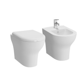 Set vaso wc e bidet filo muro - Serie Zentrum Idrobric setwcbidetZentrum