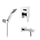Set doccia all quadro - serie wellness qubika Remer Q09S03