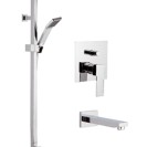 Set doccia completo quadro moderno - serie wellness qubika Remer Q09S11