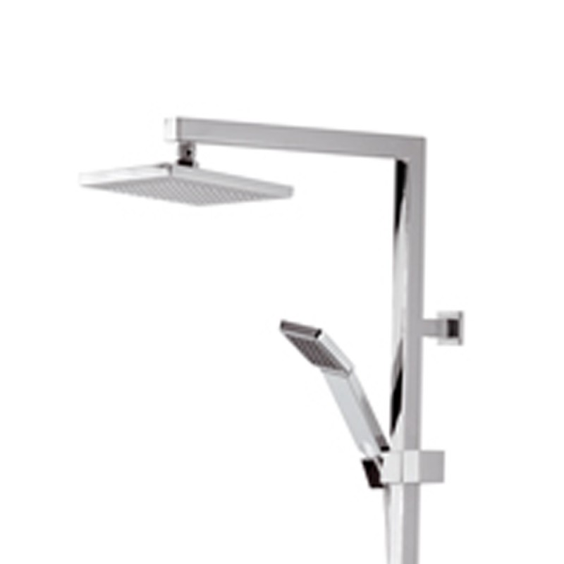 Set doccia in ottone cromato - serie wellness qubika Remer Q30S11