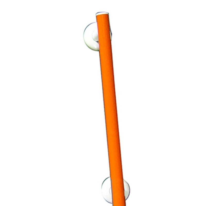 Maniglia bagni disabili e anziani verticale e laterale cm.50x50 color arancio Goman LEO-5050/65