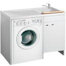 Coprilavatrice classica 109x60 destro per zona lavanderia Negrari 3008DX