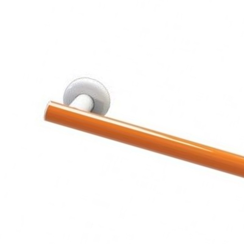 Maniglia cm 40x40 45 gradi color arancio, per bagni disabili ed anziani. goman Goman LEO-MA4/65