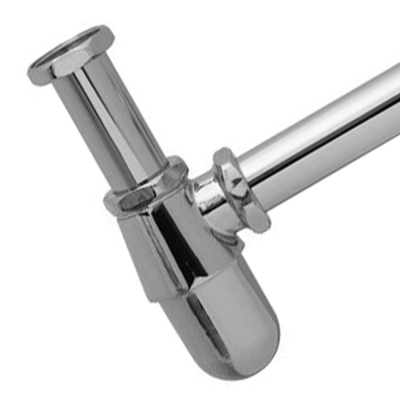 Sifone a bottiglia in ottone 1 1/4, finitura vecchio ottone Remer 970114VO