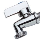 Rubinetto portagomma a sfera 1/2 interamente cromato Remer 19712