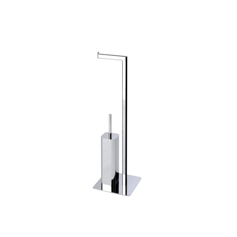 Piantana wc in metallo cromato Aquasanit QV086DCR